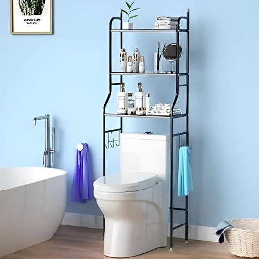 Estantería de Baño para ganar espacio Color Negro